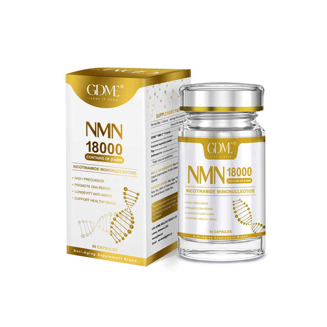 GDME NMN 18000 - NMN Nicotinamide Mononucleotide Supplement with Resve